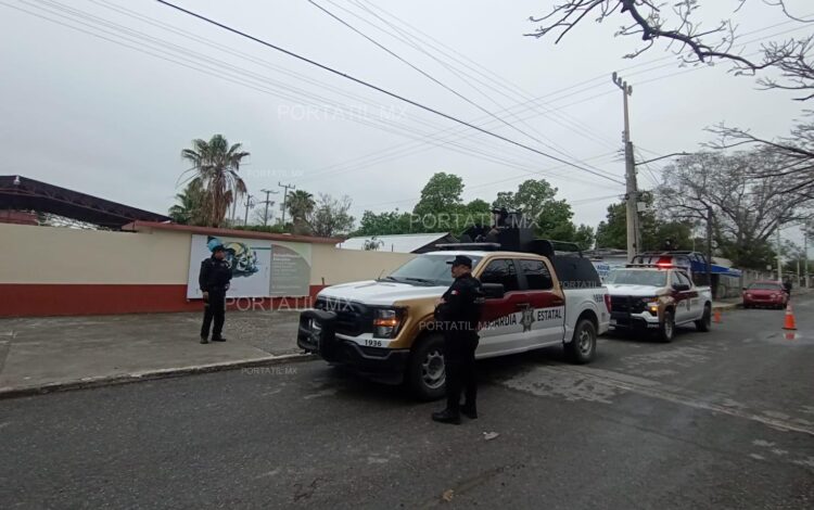 Guardia Estatal mantiene vigilancia en planteles educativos de Tamaulipas