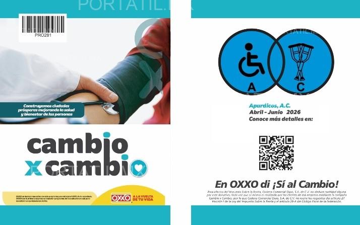 Impulsan redondeo en Oxxo para apoyar a personas con discapacidad en Tamaulipas