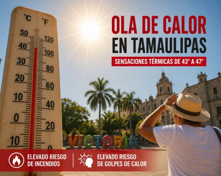 Calor sofocante continuará en Tamaulipas