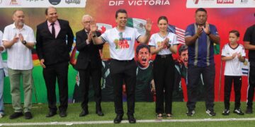 Rueda el balón en el Mundialito DIF Victoria 2026