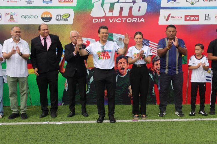 Rueda el balón en el Mundialito DIF Victoria 2026