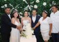 Apadrinan Lucy y Lalo Gattás a 72 matrimonios en ceremonia colectiva del DIF