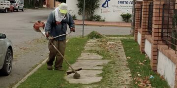 Intensifican limpieza en espacios públicos de Victoria