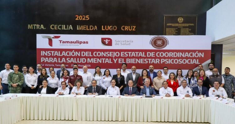 Consolida Tamaulipas atención integral a la salud mental con nuevo Consejo Estatal