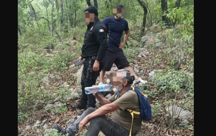 Guardia Estatal rescata a abuelo y niño perdidos en Pino Solo