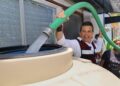 Encabeza alcalde Gattás operativo emergente de abasto de agua en Victoria