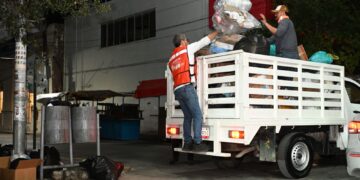 Muestra zona centro de Victoria limpieza en sus calles
