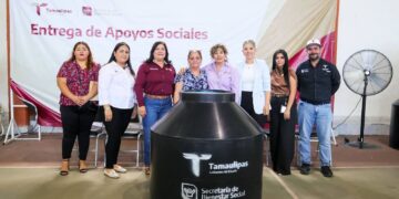 SEBIEN lleva apoyos sociales a familias de la frontera tamaulipeca