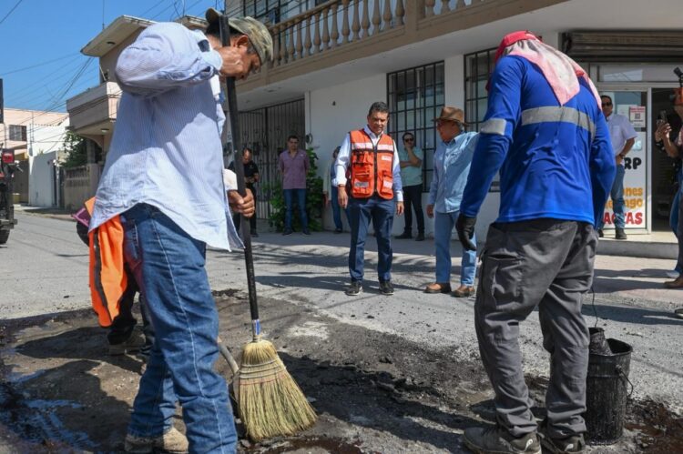 No para el bacheo en Victoria; amplía su cobertura con mayor inversión y equipamiento