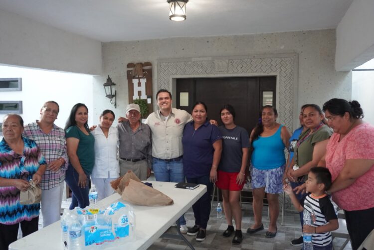 Realiza Humberto Prieto trabajo de territorio en Reynosa