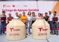 Mitigan sed con entrega de tinacos en Nuevo Laredo