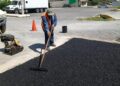 Llega programa de bacheo a colonias Lucio Blanco y Emilio Caballero