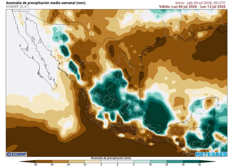 Calor intenso y menos lluvias se prevén para Tamaulipas en julio