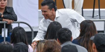 Asiste alcalde Lalo Gattás a evento de Presidenta Claudia Sheinbaum «Jóvenes Construyendo el Futuro»
