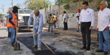 Sin parar programa de conservación de vialidades en Victoria