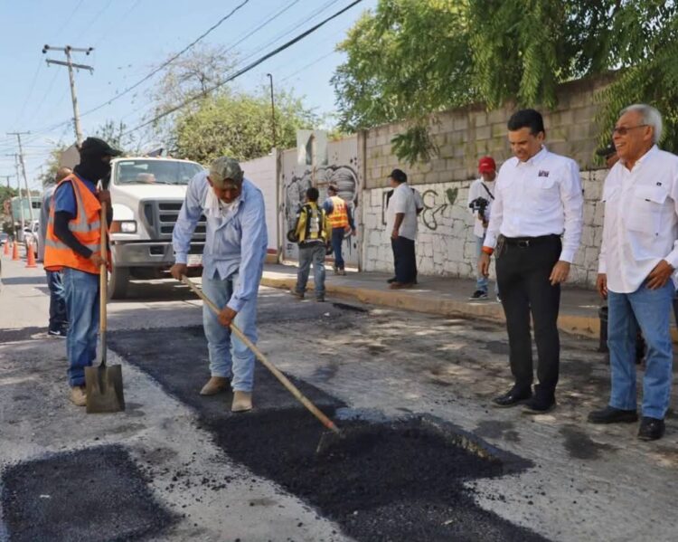 Sin parar programa de conservación de vialidades en Victoria