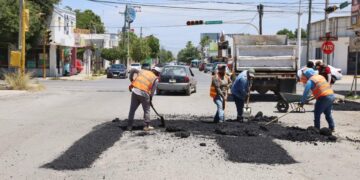 Se extiende reparación de calles a más sectores de Victoria