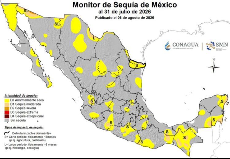 Ocupa Tamaulipas quinto lugar nacional por sequía