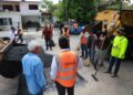 Retoma Gobierno de Victoria trabajos de bacheo en la calle Zaragoza