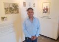 Jorge Antonio Fuentes cuando presentó su exposición "La Soledad"
