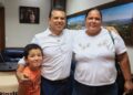 Apoya Lalo Gattás a familias que carecen de cisterna de agua