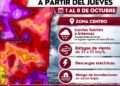 Protección Civil Tamaulipas mantiene vigilancia ante periodo de lluvias y el ingreso del primer frente frío de la temporada