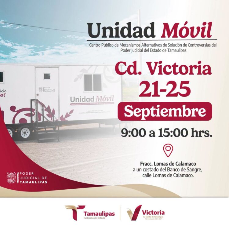 Llevarán justicia alternativa a Lomas de Calamaco con Unidad Móvil gratuita