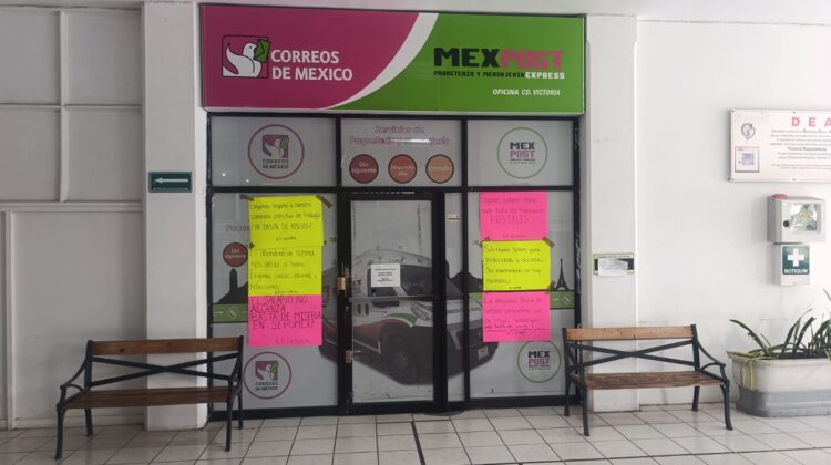Trabajadores de Correos cumplen más de 8 meses bajo protesta en Ciudad Victoria