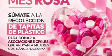 Invitan a donar tapitas para apoyar a mujeres con cáncer de mama