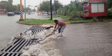 Despliega gobierno de Victoria operativo de auxilio y limpieza tras intensa lluvia